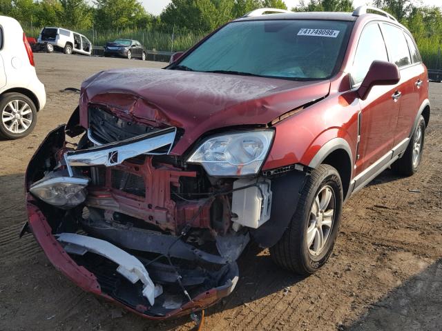 3GSCL33P58S711426 - 2008 SATURN VUE XE RED photo 2
