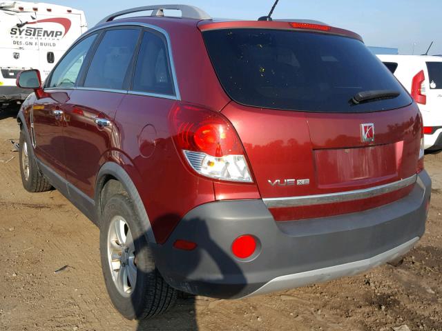 3GSCL33P58S711426 - 2008 SATURN VUE XE RED photo 3