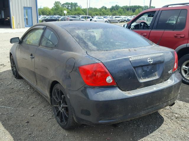 JTKDE177060110334 - 2006 TOYOTA SCION TC 灰色 照片 3