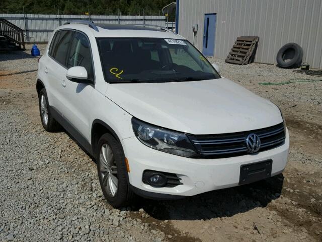 WVGAV7AX0CW552895 - 2012 VOLKSWAGEN TIGUAN S WHITE photo 1