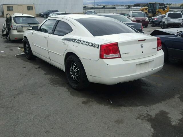 2B3KA43D29H531433 - 2009 DODGE CHARGER WHITE photo 3