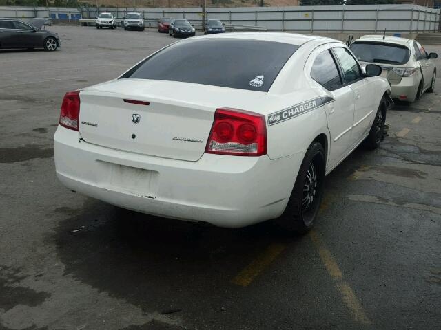 2B3KA43D29H531433 - 2009 DODGE CHARGER WHITE photo 4