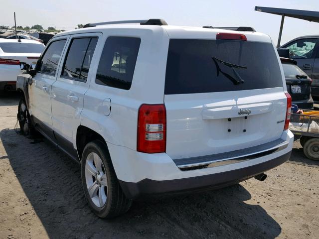 1C4NJPCB5CD666812 - 2012 JEEP PATRIOT LI WHITE photo 3