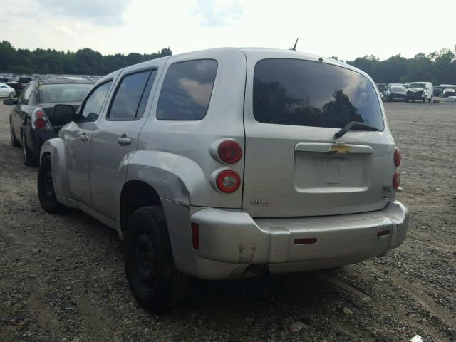 3GNDA13D28S602977 - 2008 CHEVROLET HHR LS SILVER photo 3