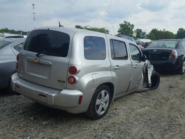 3GNDA13D28S602977 - 2008 CHEVROLET HHR LS SILVER photo 4