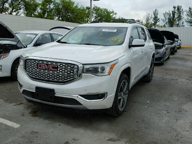 1GKKNPLS8HZ181070 - 2017 GMC ACADIA DEN WHITE photo 2