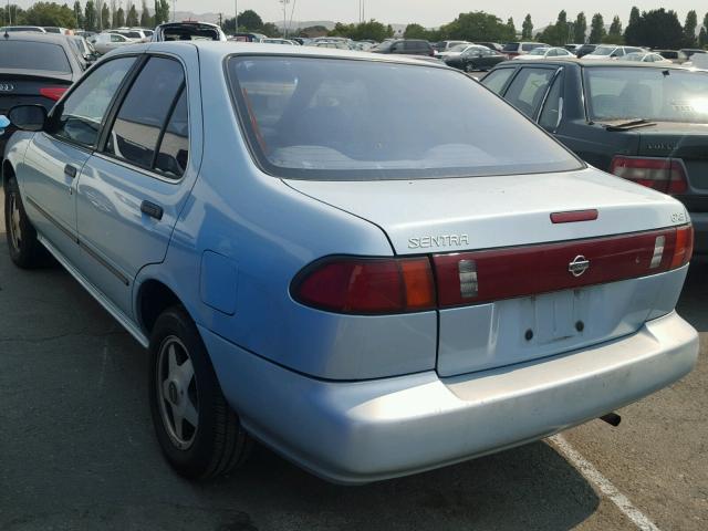 1N4AB41D9TC783724 - 1996 NISSAN SENTRA E BLUE photo 3