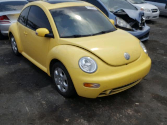 3VWCK21C63M438712 - 2003 VOLKSWAGEN NEW BEETLE YELLOW photo 1