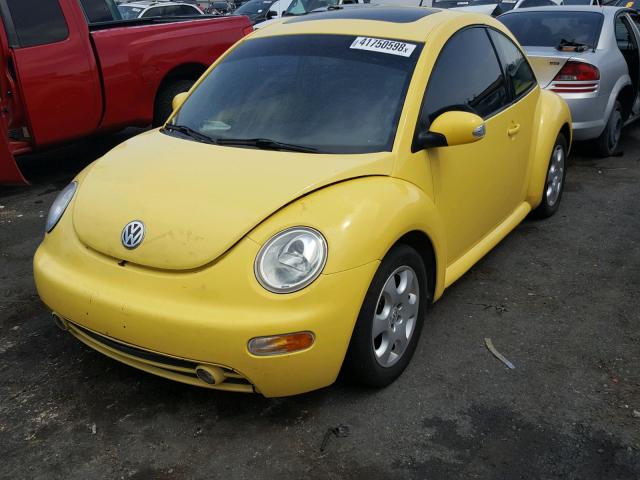 3VWCK21C63M438712 - 2003 VOLKSWAGEN NEW BEETLE 黄色 照片 2