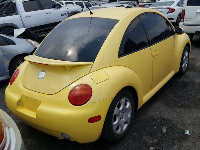 3VWCK21C63M438712 - 2003 VOLKSWAGEN NEW BEETLE 黄色 照片 4