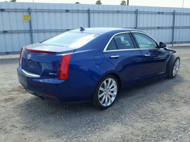 1G6AD5SX6D0166208 - 2013 CADILLAC ATS PERFOR BLUE photo 4