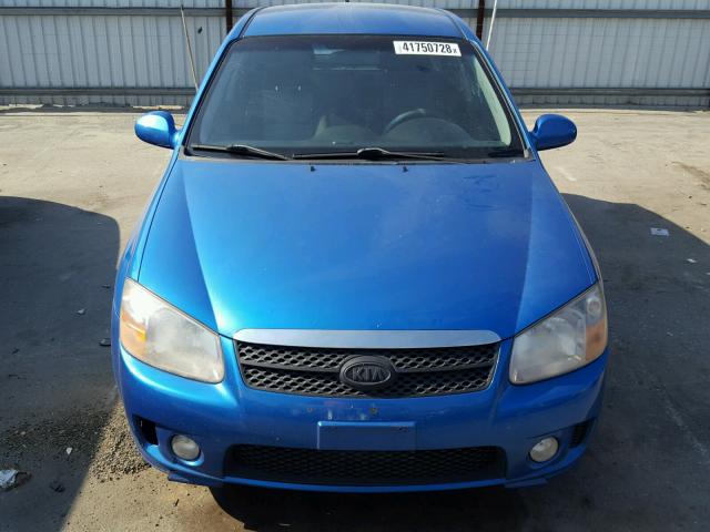 KNAFE162775006091 - 2007 KIA SPECTRA5 S BLUE photo 9