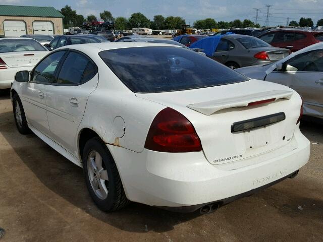 2G2WP522441306411 - 2004 PONTIAC GRAND PRIX WHITE photo 3