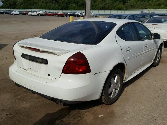 2G2WP522441306411 - 2004 PONTIAC GRAND PRIX WHITE photo 4