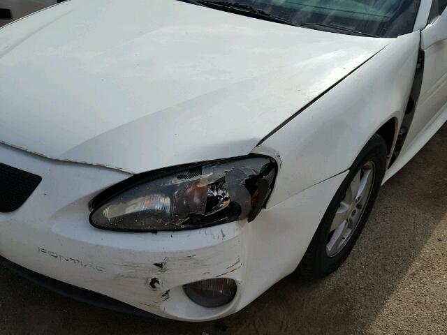 2G2WP522441306411 - 2004 PONTIAC GRAND PRIX WHITE photo 9