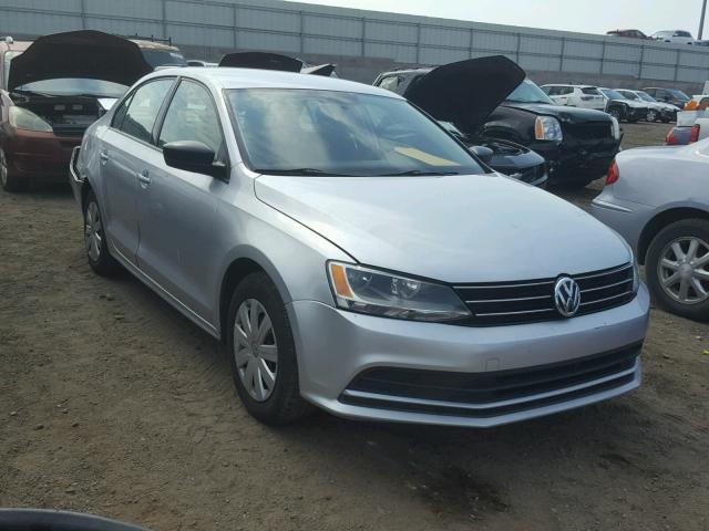 3VW2K7AJ7FM320034 - 2015 VOLKSWAGEN JETTA BASE 银色 照片 1