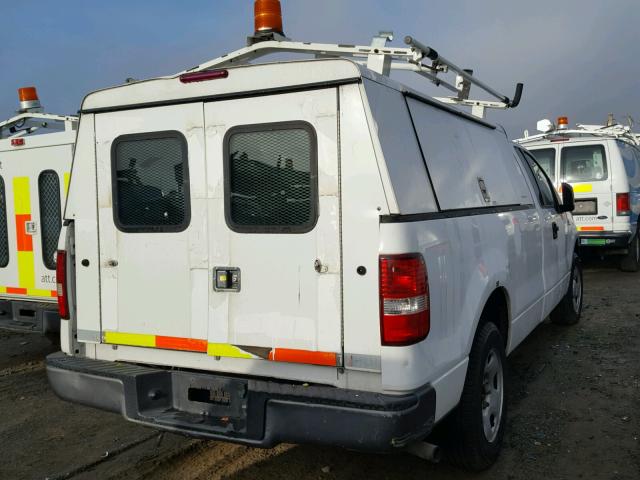 1FTRF12257NA86624 - 2007 FORD F150 WHITE photo 4