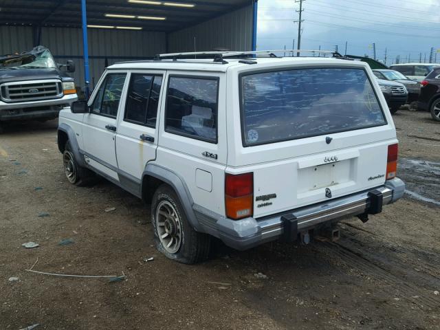 1J4FJ58L7LL160067 - 1990 JEEP CHEROKEE WHITE photo 3