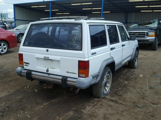 1J4FJ58L7LL160067 - 1990 JEEP CHEROKEE WHITE photo 4