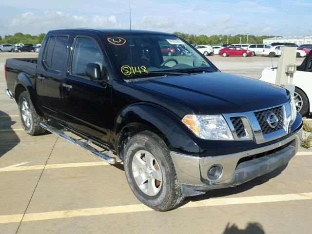 1N6AD0ER6AC425834 - 2010 NISSAN FRONTIER BLACK photo 1