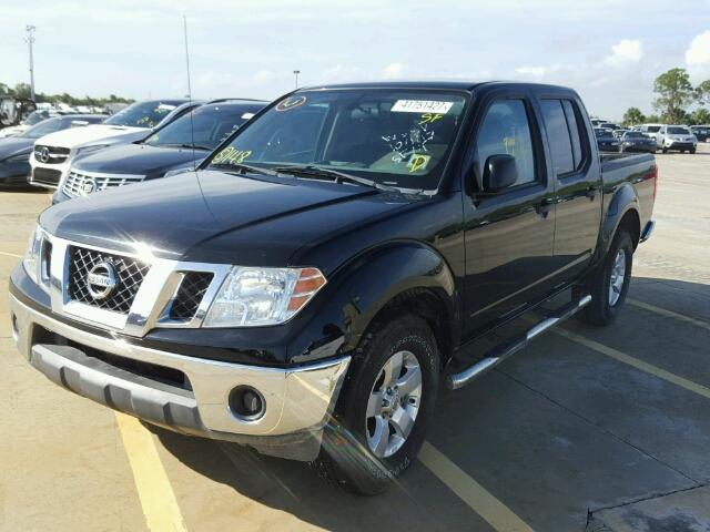 1N6AD0ER6AC425834 - 2010 NISSAN FRONTIER BLACK photo 2