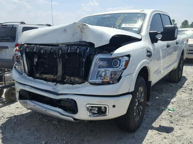 1N6AA1E59HN570554 - 2017 NISSAN TITAN SV WHITE photo 2