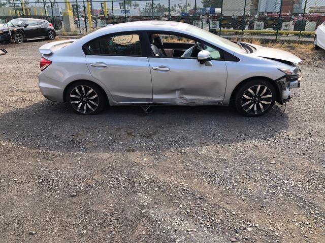 2HGFB2F91FH522390 - 2015 HONDA CIVIC EXL SILVER photo 9