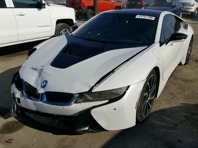 WBY2Z2C57EVX64776 - 2014 BMW I8 WHITE photo 2