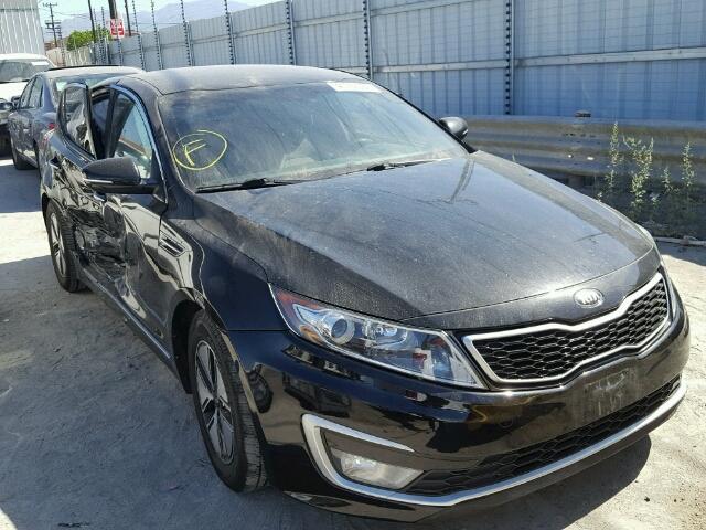 KNAGM4AD3C5026849 - 2012 KIA OPTIMA HYB BLACK photo 1