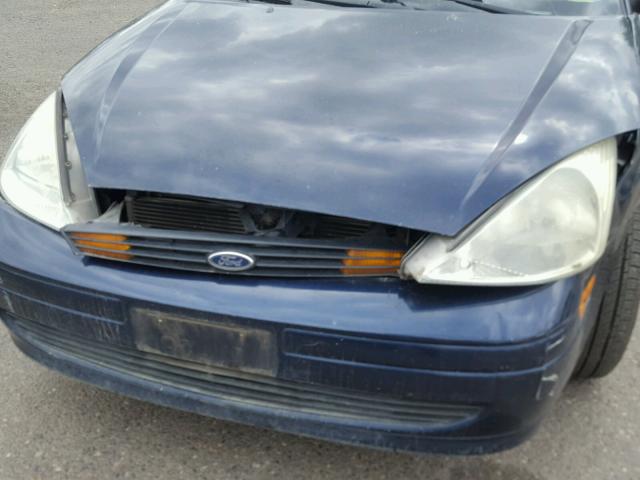 1FAFP33P72W214358 - 2002 FORD FOCUS LX BLUE photo 9