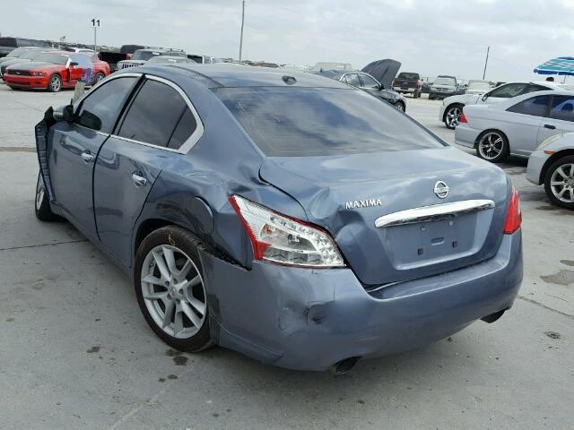 1N4AA5AP9AC866313 - 2010 NISSAN MAXIMA S BLUE photo 3