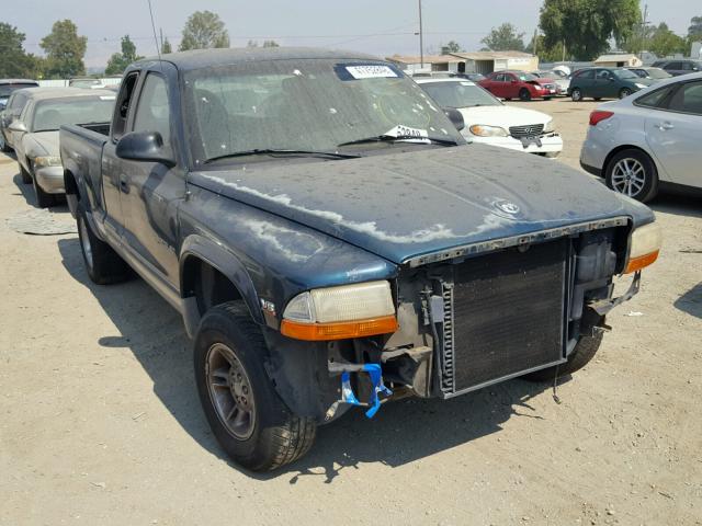 1B7GG22Y6WS545996 - 1998 DODGE DAKOTA GREEN photo 1