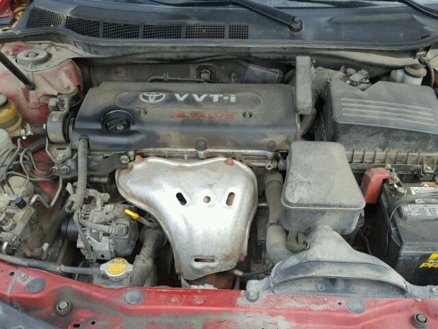 4T1BE46K77U107782 - 2007 TOYOTA CAMRY NEW RED photo 7