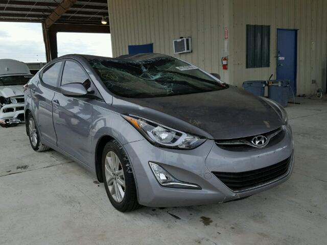 KMHDH4AE9FU350624 - 2015 HYUNDAI ELANTRA GRAY photo 1