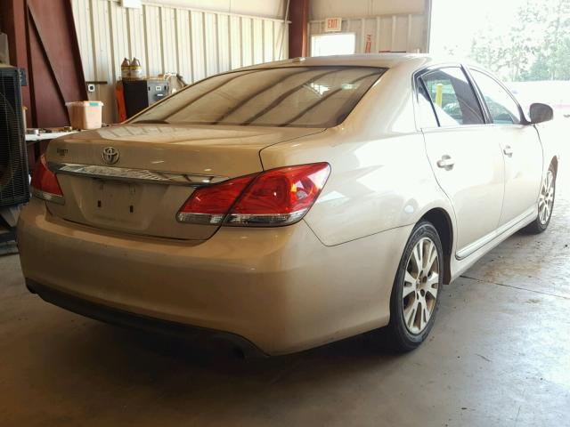 4T1BK3DB7BU410477 - 2011 TOYOTA AVALON BAS Алтын фото 4
