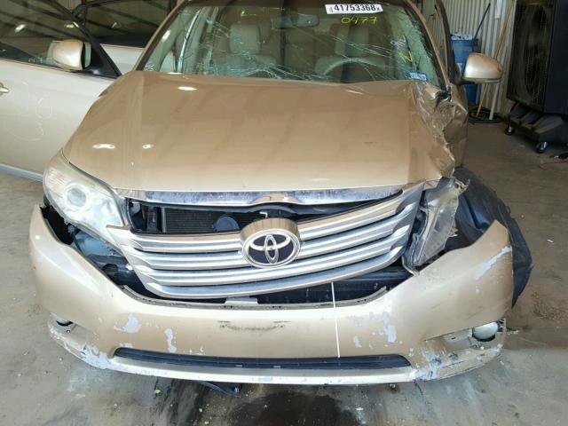 4T1BK3DB7BU410477 - 2011 TOYOTA AVALON BAS Алтын фото 7