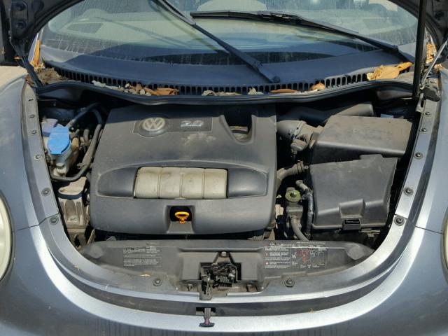 3VWCM31Y14M345299 - 2004 VOLKSWAGEN NEW BEETLE ნაცრისფერი ფოტო 7