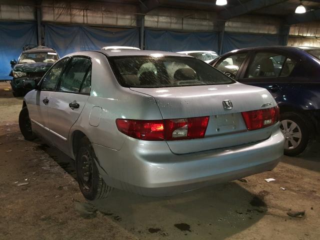 1HGCM56135A030496 - 2005 HONDA ACCORD DX SILVER photo 3