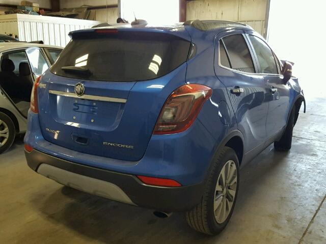 KL4CJASB6HB103870 - 2017 BUICK ENCORE PRE BLUE photo 4