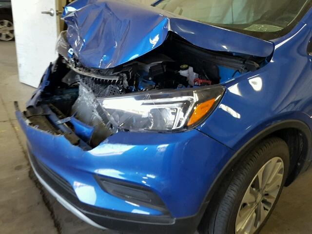 KL4CJASB6HB103870 - 2017 BUICK ENCORE PRE BLUE photo 9