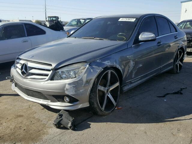 WDDGF54X29R077632 - 2009 MERCEDES-BENZ C 300 SILVER photo 2