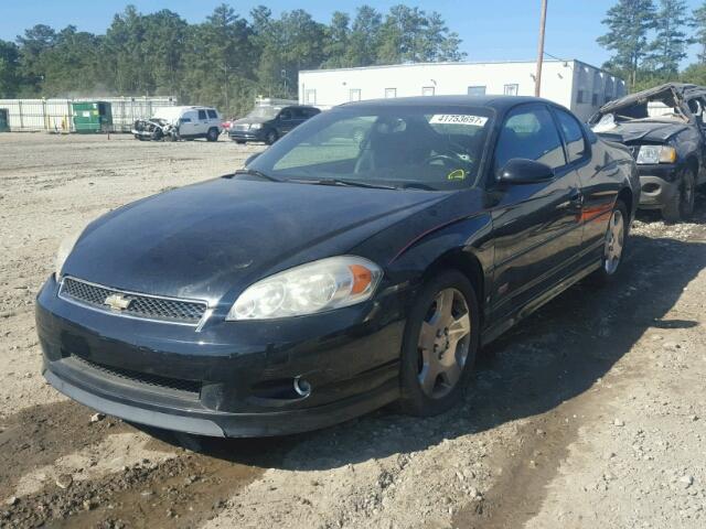 2G1WL15C469231078 - 2006 CHEVROLET MONTE CARL BLACK photo 2