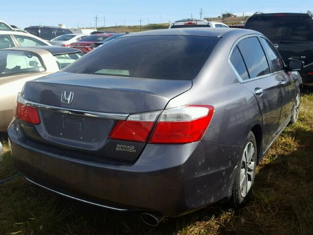 1HGCR2F37FA048471 - 2015 HONDA ACCORD GRAY photo 4