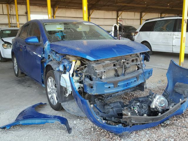 JM1BL1L85C1677163 - 2012 MAZDA 3 I BLUE photo 1