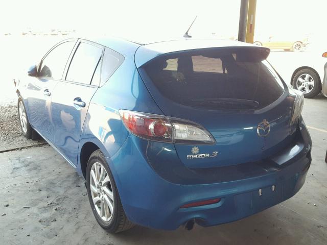 JM1BL1L85C1677163 - 2012 MAZDA 3 I BLUE photo 3