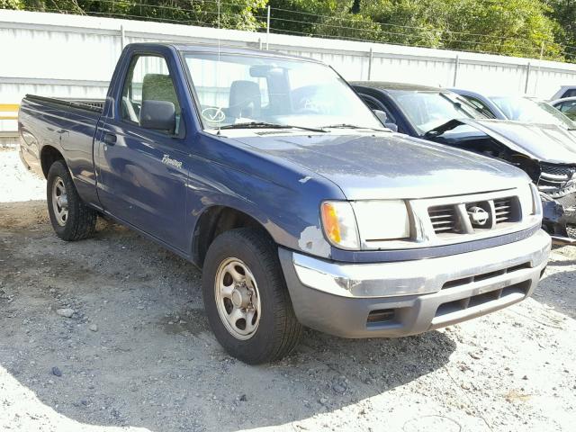 1N6DD21S7YC381483 - 2000 NISSAN FRONTIER X BLUE photo 1