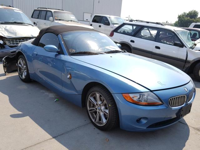 4USBT53443LU04797 - 2003 BMW Z4 3.0 BLUE photo 1