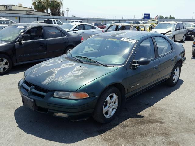 1B3EJ56H7XN664808 - 1999 DODGE STRATUS ES GREEN photo 2