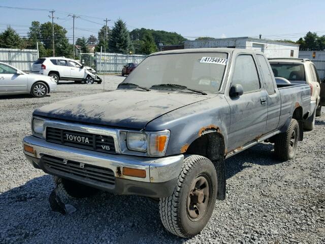 JT4VN13D1M5056100 - 1991 TOYOTA PICKUP 1/2 GRAY photo 2