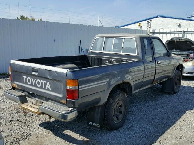 JT4VN13D1M5056100 - 1991 TOYOTA PICKUP 1/2 GRAY photo 4